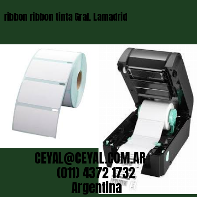 ribbon ribbon tinta Gral. Lamadrid