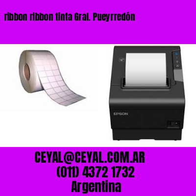 ribbon ribbon tinta Gral. Pueyrredón