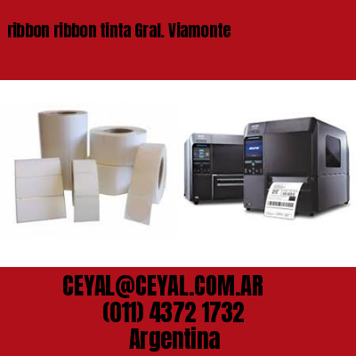 ribbon ribbon tinta Gral. Viamonte