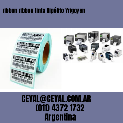 ribbon ribbon tinta Hipólito Yrigoyen