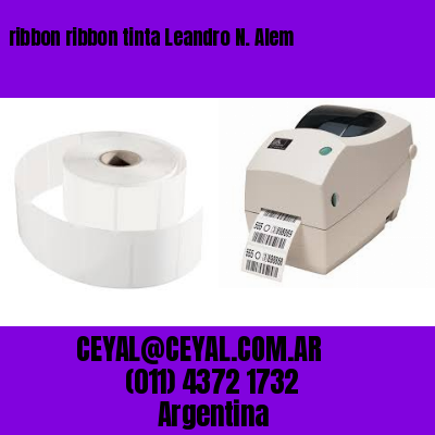 ribbon ribbon tinta Leandro N. Alem
