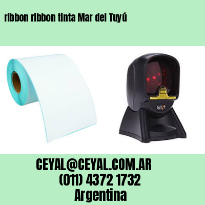 ribbon ribbon tinta Mar del Tuyú
