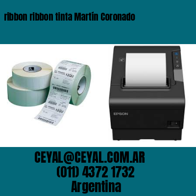 ribbon ribbon tinta Martín Coronado