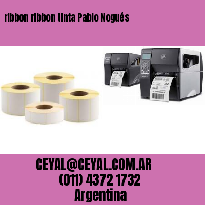 ribbon ribbon tinta Pablo Nogués