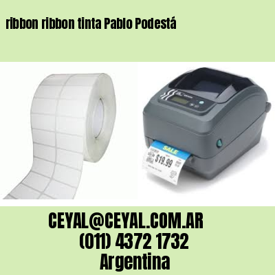 ribbon ribbon tinta Pablo Podestá