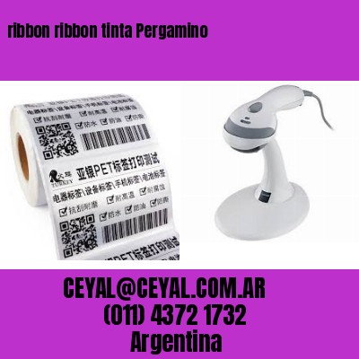 ribbon ribbon tinta Pergamino