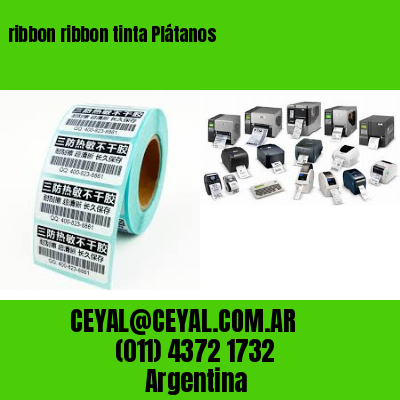 ribbon ribbon tinta Plátanos
