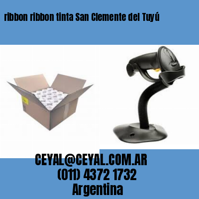 ribbon ribbon tinta San Clemente del Tuyú