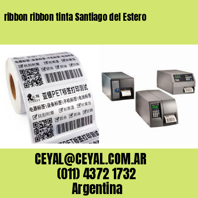 ribbon ribbon tinta Santiago del Estero