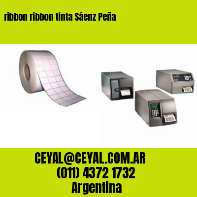 ribbon ribbon tinta Sáenz Peña