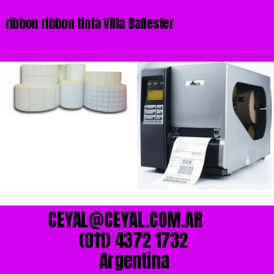 ribbon ribbon tinta Villa Ballester