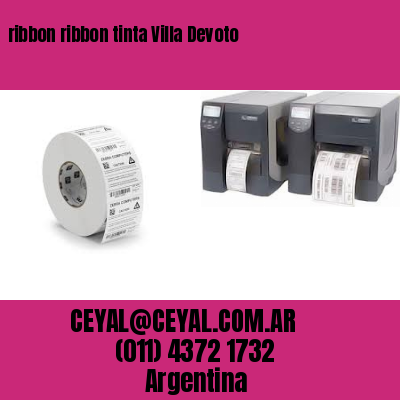 ribbon ribbon tinta Villa Devoto