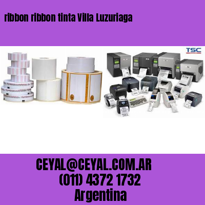 ribbon ribbon tinta Villa Luzuriaga