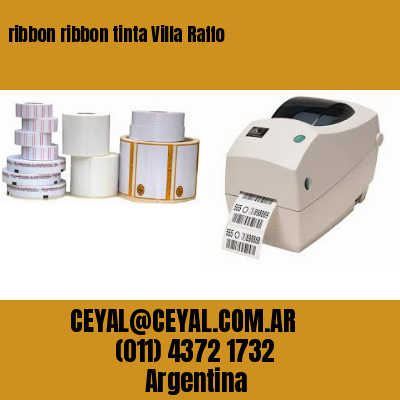 ribbon ribbon tinta Villa Raffo