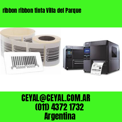 ribbon ribbon tinta Villa del Parque