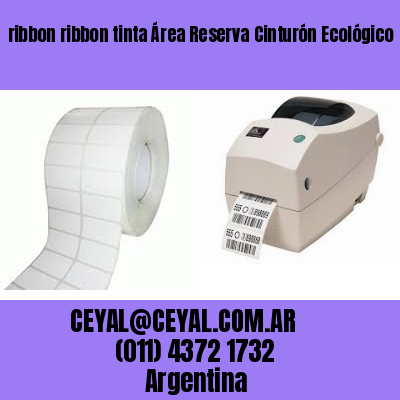 ribbon ribbon tinta Área Reserva Cinturón Ecológico
