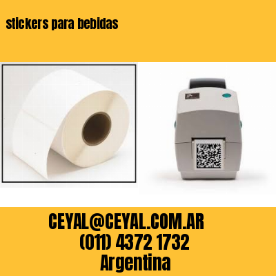 stickers para bebidas