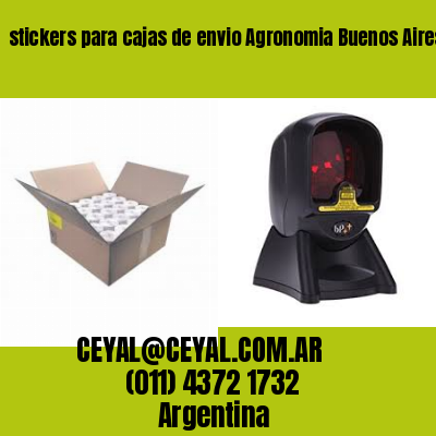 stickers para cajas de envio Agronomia Buenos Aires