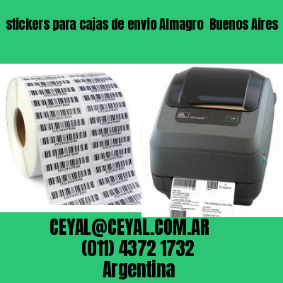 stickers para cajas de envio Almagro  Buenos Aires