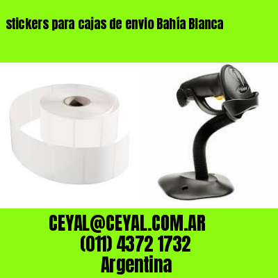 stickers para cajas de envio Bahía Blanca