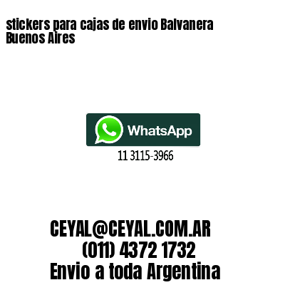 stickers para cajas de envio Balvanera  Buenos Aires