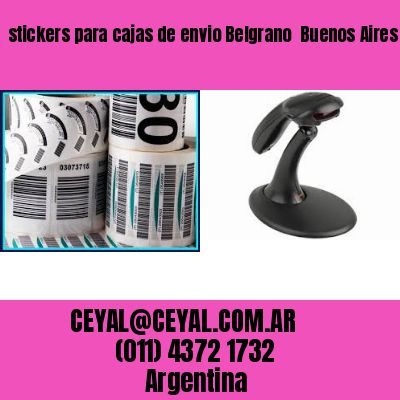 stickers para cajas de envio Belgrano  Buenos Aires
