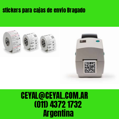 stickers para cajas de envio Bragado