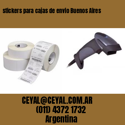 stickers para cajas de envio Buenos Aires