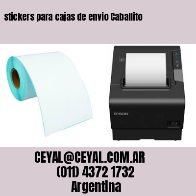 stickers para cajas de envio Caballito