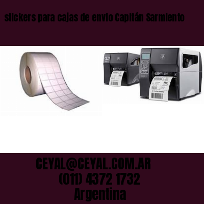 stickers para cajas de envio Capitán Sarmiento