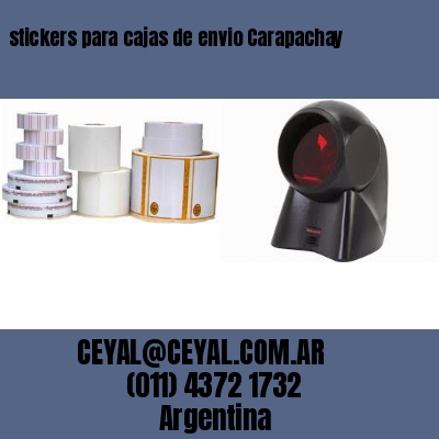 stickers para cajas de envio Carapachay