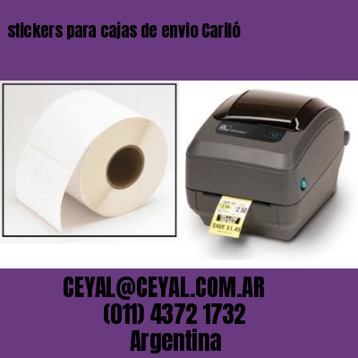 stickers para cajas de envio Cariló