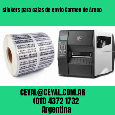 stickers para cajas de envio Carmen de Areco