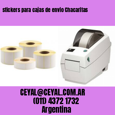 stickers para cajas de envio Chacaritas