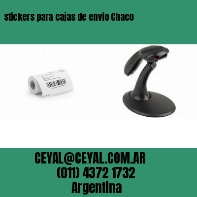stickers para cajas de envio Chaco