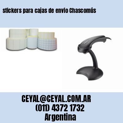 stickers para cajas de envio Chascomús