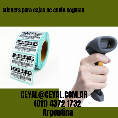 stickers para cajas de envio Coghlan
