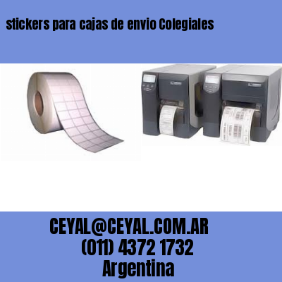 stickers para cajas de envio Colegiales