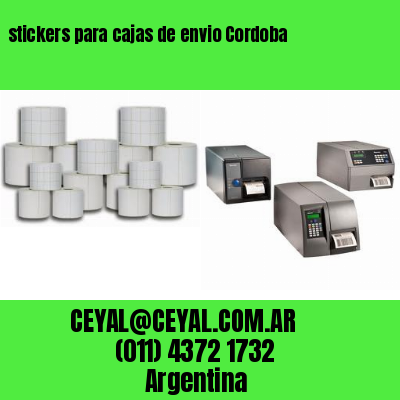 stickers para cajas de envio Cordoba