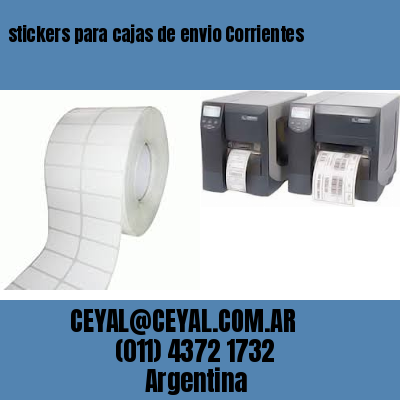 stickers para cajas de envio Corrientes