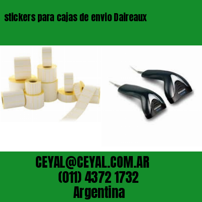 stickers para cajas de envio Daireaux