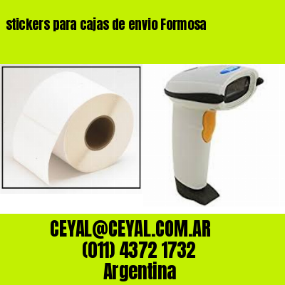stickers para cajas de envio Formosa