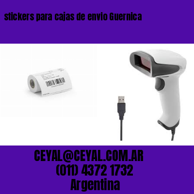 stickers para cajas de envio Guernica