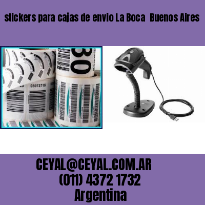 stickers para cajas de envio La Boca  Buenos Aires