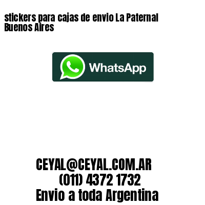 stickers para cajas de envio La Paternal Buenos Aires
