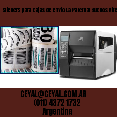 stickers para cajas de envio La Paternal Buenos Aires