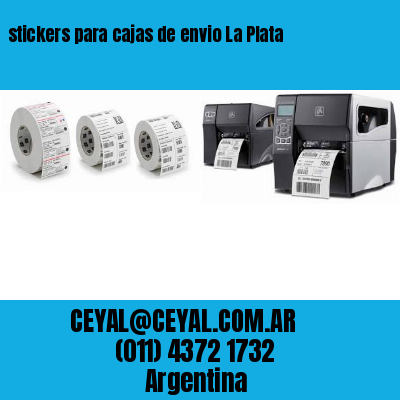 stickers para cajas de envio La Plata