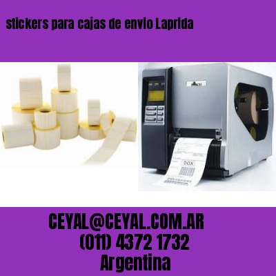 stickers para cajas de envio Laprida