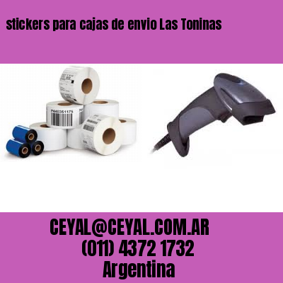 stickers para cajas de envio Las Toninas