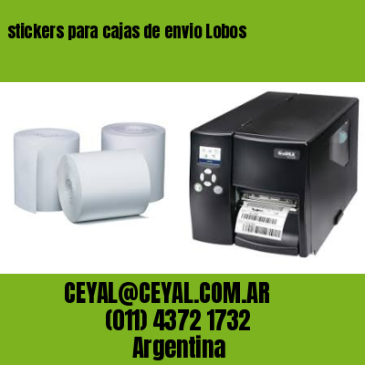 stickers para cajas de envio Lobos